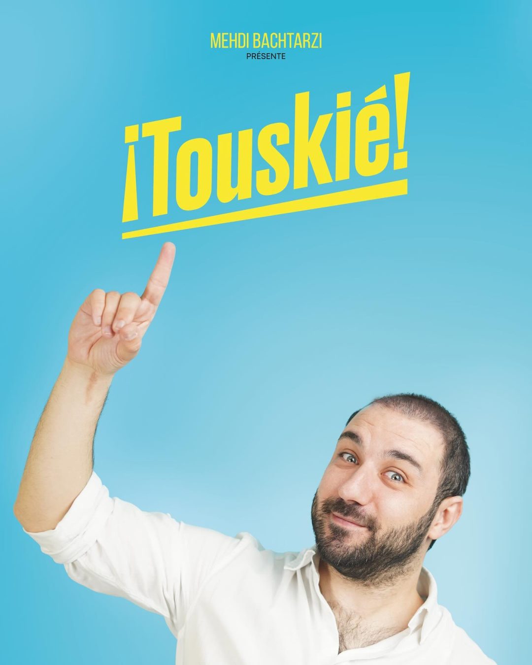 Affiche du one-man-show de Medhi Bachtarzi au Marseille Comedy Club. Spectacle d'humour complet à Marseille, réservation de places assises pour une soirée de stand-up.