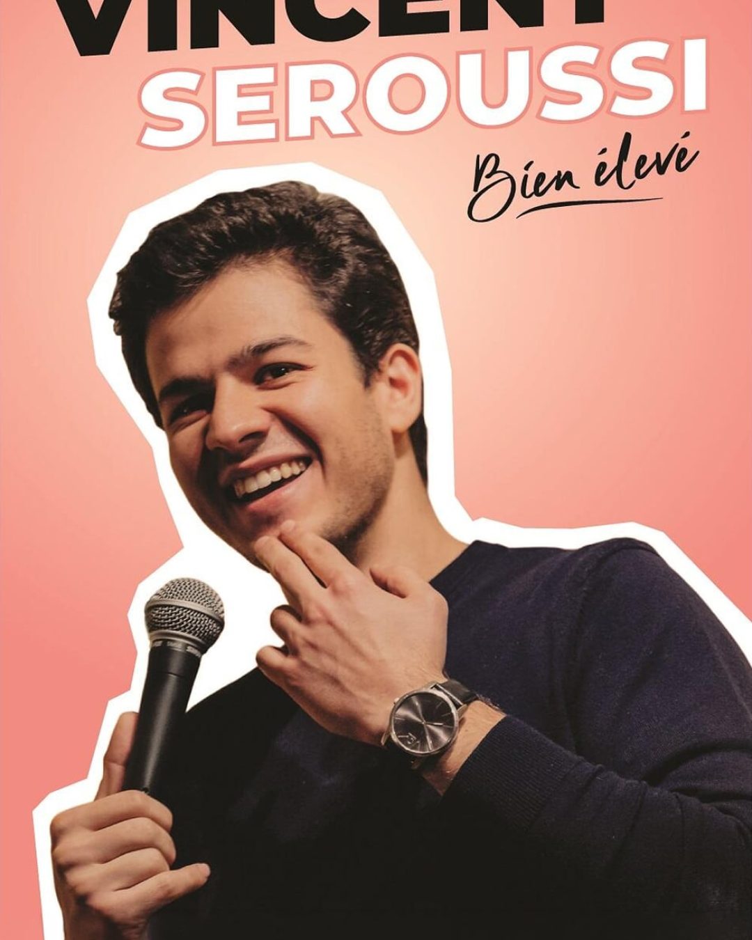 Affiche du one-man-show de Vincent Seroussi au Marseille Comedy Club. Spectacle d'humour complet à Marseille, réservation de places assises pour une soirée de stand-up.